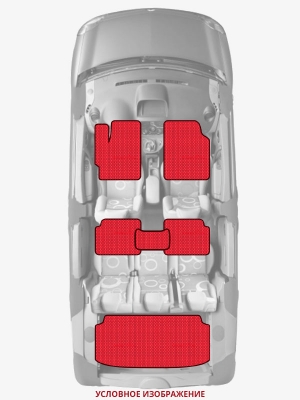 ЭВА коврики «Queen Lux» комплект для Chevrolet Malibu (5G)
