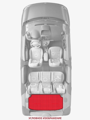 ЭВА коврики «Queen Lux» багажник для Volkswagen Polo Classic
